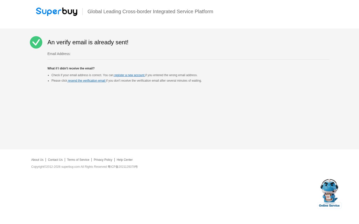 Superbuy DIY Order opened Sign In / Register at /login?redirect=/order/manual